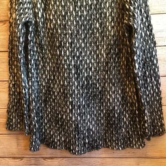 GOTTARDI MARLED BLACK AND WHITE SWEATER IN‎ WOOL AND MOHAIR BLEND - Picture 3 of 6